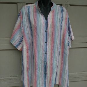 Alfred Dunner Tops - Alfred Dinner Plus Size Button Up 22W Alfred Dunner Tops - Alfred Dinner Plus Size Button Up 22W